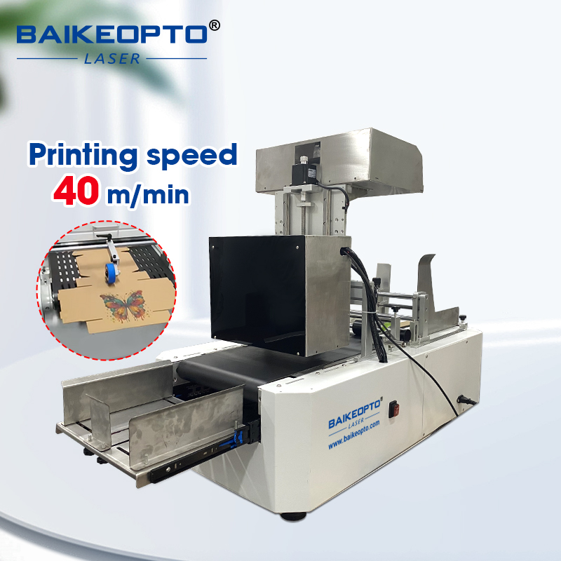 BK-A400S One Pass Packaging Inkjet Printer with Pigment Ink Fade-Resistant, Waterproof Prints for Long-Lasting Carton Branding