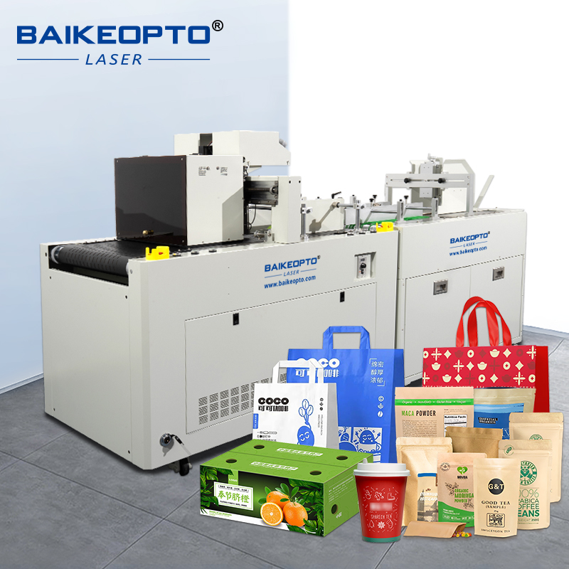 BK-A400X Eco-Friendly One Pass Inkjet Printer: Zero Plate-Making, Low Energy Consumption for Sustainable Packaging Printing