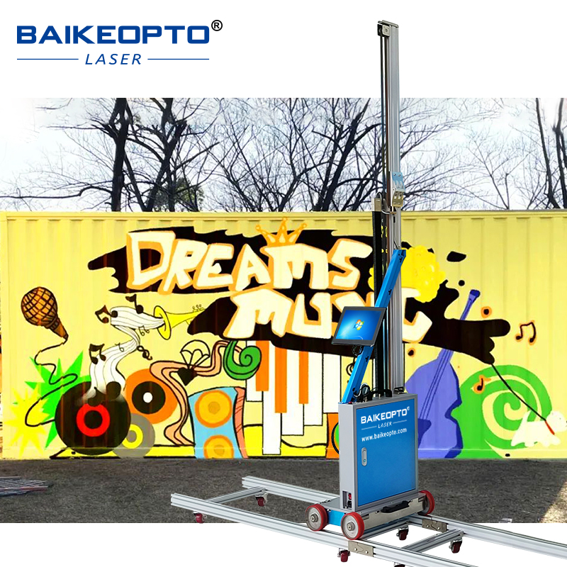 BK-K64X 3cm High Throw Distance Ai UV Inkjet Wall Printer for Curved & Uneven Walls 3D Direct Printing Technology