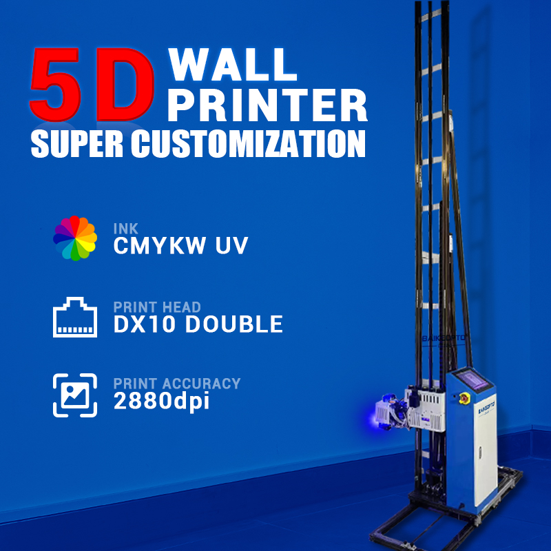 BK-UP200 Plus High-Quality UV Wall Printer for Stunning Prints Advanced Wall Printing Technology 3D Printer UV