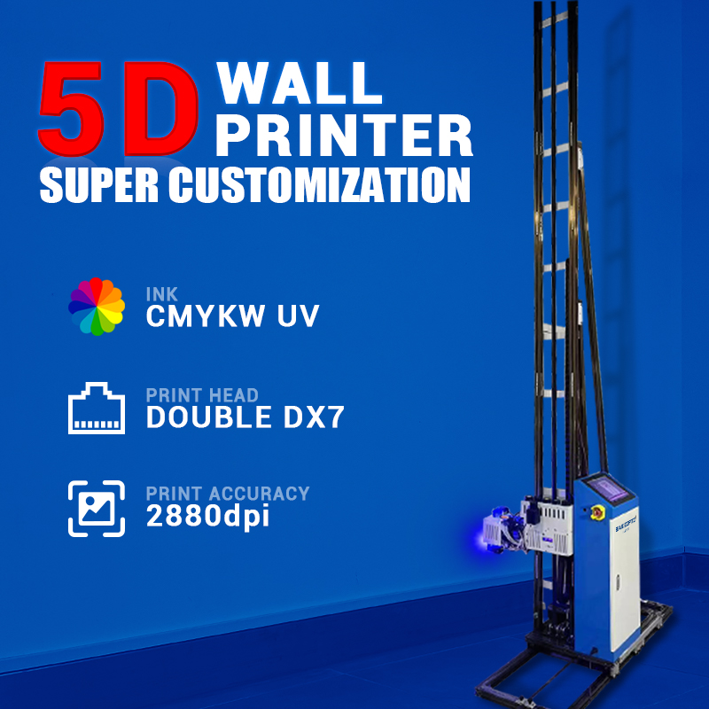 BK-UP1400 Plus Fast and Efficient Wall Printer for Quick Results Advanced Wall Printing Technology 3D Printer UV