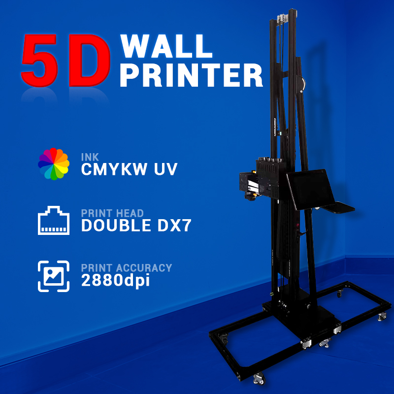 BK-UP1400T Fast-Drying Inkjet Printer for Smudge-Proof Wall Art & Banners 3D Wall Mural Printer UV