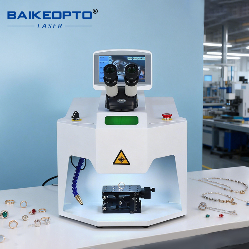 BK-JW150XQ 150W Eco-Friendly YAG Laser Welding Machine - Energy-Saving, Minimal Fume Emission for Jewelers