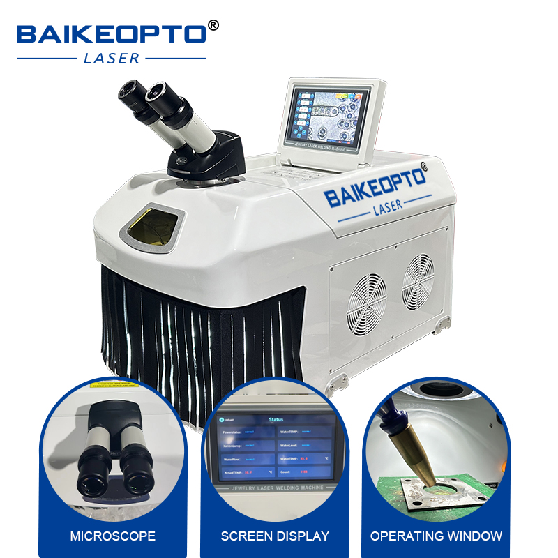 BK-JW60E Pro 60W Portable YAG Laser Jewellery Welder Machine for Gold and Silver Repair