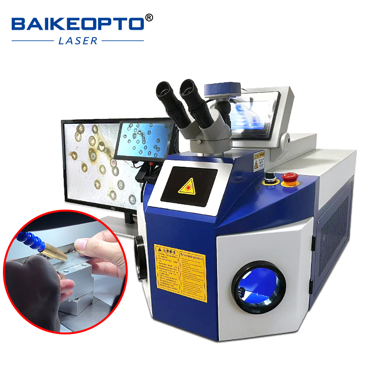 BK-JW200XT MAX 200W Energy-Efficient YAG Laser Welding Machine with Recording Camera and CCD for Small Jewelry Parts 