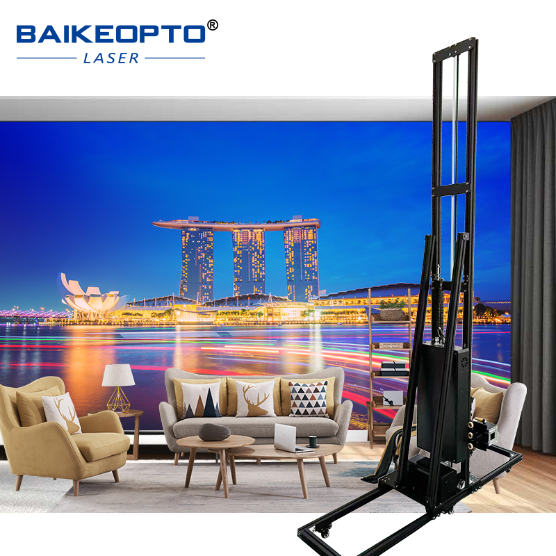 BK-UP1600WX Indoor and Outdoor 3D Inkjet Wall Printer Use Eco-Friendly Inkjet Wall Printing Machine with Fast Drying Time