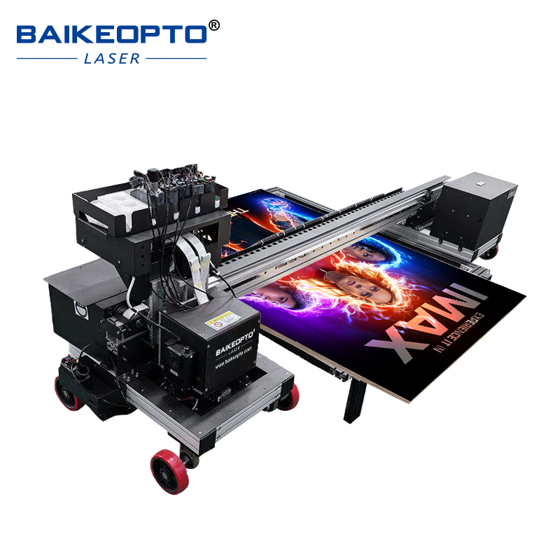 BK-D1400WX-5Plus 5 meter Printing Width Large Format UV Flatbed and Floor Inkjet Printing Machine 