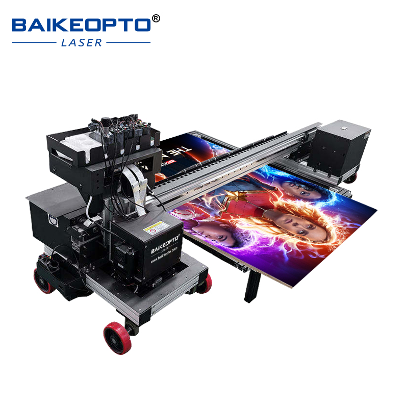 BK-D3200WX-6Plus DIY UV Inkjet Floor Printer for Parking Lot Directional Signs, Warehouse Floor Areas and Outdoor Pedestrian Street Ground Advertising