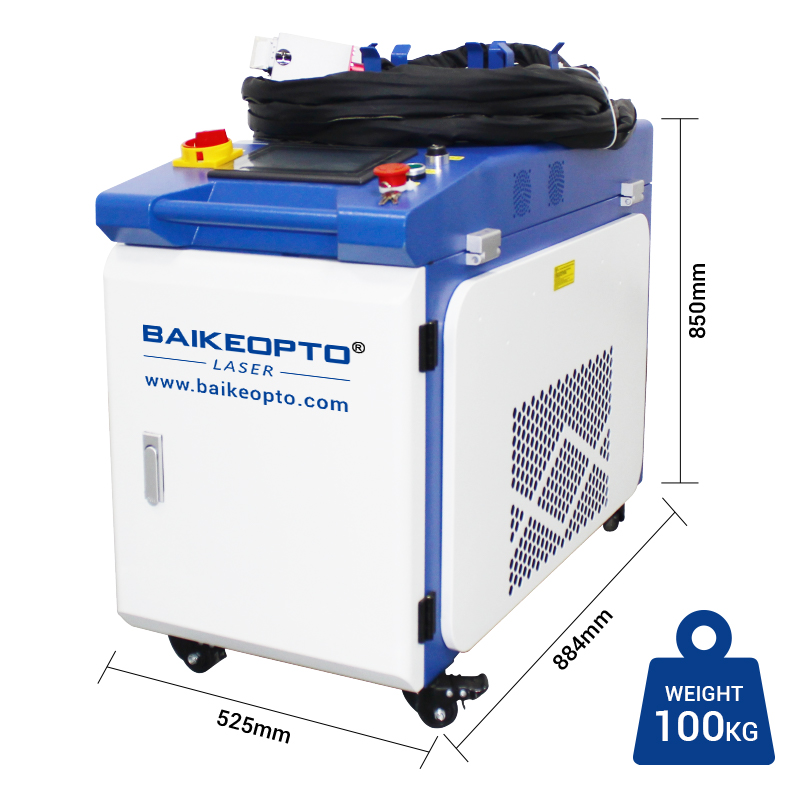 BK-FLC1500D/FLC2000D Raycus 1500W 2000W Industrial Continuous Laser Cleaning Machine