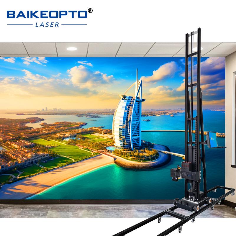 BK-UP1600P Plus Indoor & Outdoor 3D UV Inkjet Wall Mural Painting Machine Eco-Friendly Wall Printing Printer for Sustainable Printing