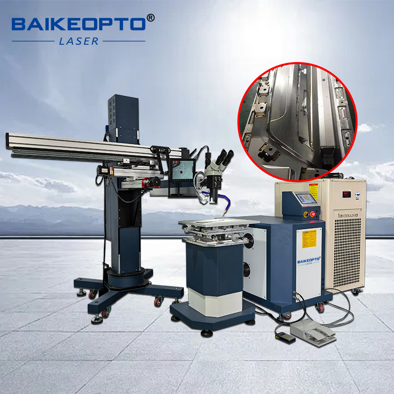  BK-WY200P Electric Lift 200W Affordable YAG Cantilever Laser Welder Machine for Stainless Steel/Aluminum