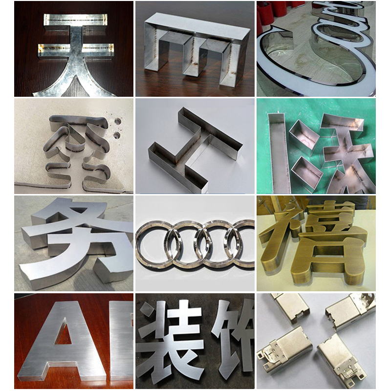 BK-WY200HZ 200W YAG Advertising Logo Welding Machine for Advertisement Word Frame Splicing Made of Stainless Steel, Galvanized Sheet, Aluminum Alloy