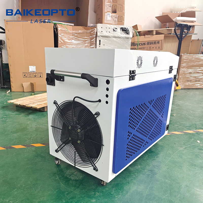 BK-FL1500MS 1500W Raycus Laser Source Efficient Non-Contact Continuous Laser Cleaner Machine for Metal Surfaces
