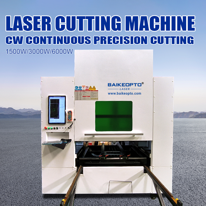 BK-8080L-150XQ 150W Multi-Functional Precision QCW Laser Cutting Machine 800*800mm Work Table for Metal/Stainless Steel/Copper Cnc Laser Cutting Machine