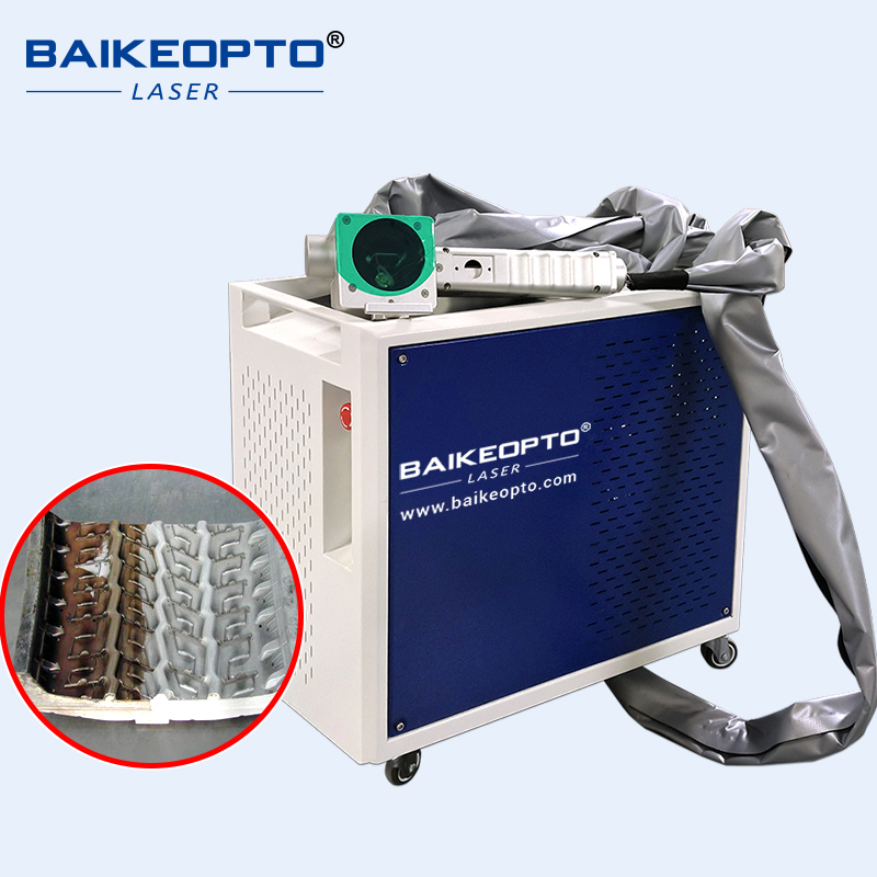 BK-FLC100XT 1.5MJ JPT 100W Cost-Effective Pulse Laser Cleaning Machine Cutting Operational Costs vs Traditional Sandblasting Methods