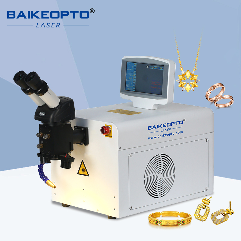 BK-JW80-X2 80W YAG Laser Welding Machine for Jewelry Repair & Gold Soldering - Precision Gem Setting Equipment