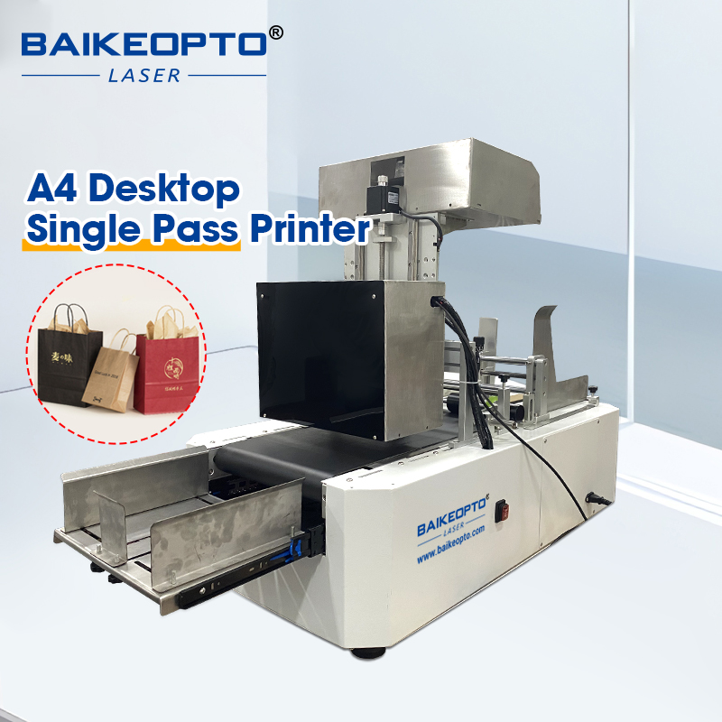 BK-A400S One Pass Packaging Inkjet Printer with Pigment Ink Fade-Resistant, Waterproof Prints for Long-Lasting Carton Branding