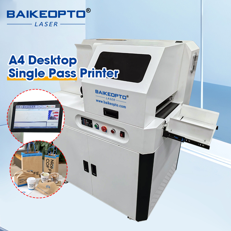 BK-A400SL One Pass Inkjet Printer for Cardboard Boxes: 1200dpi High Resolution for Crisp Logos and Detailed Packaging Graphics