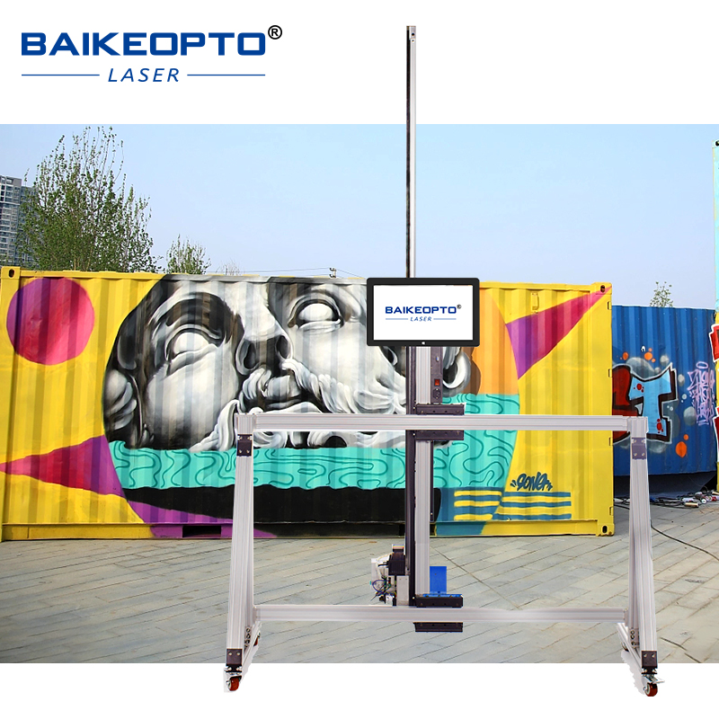 BK-T32X Ai Intelligent Multi-Surface UV Inkjet Wall Printer Prints on Concrete, Brick, Glass & Rough Textured Walls