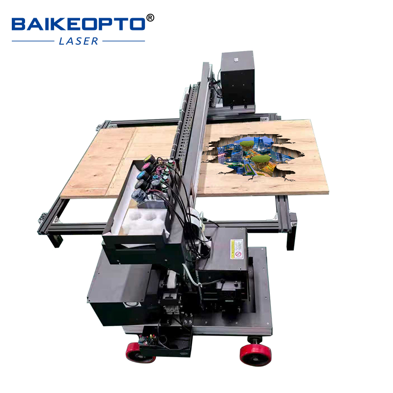 BK-D1400WX-5Plus 5 meter Printing Width Large Format UV Flatbed and Floor Inkjet Printing Machine 