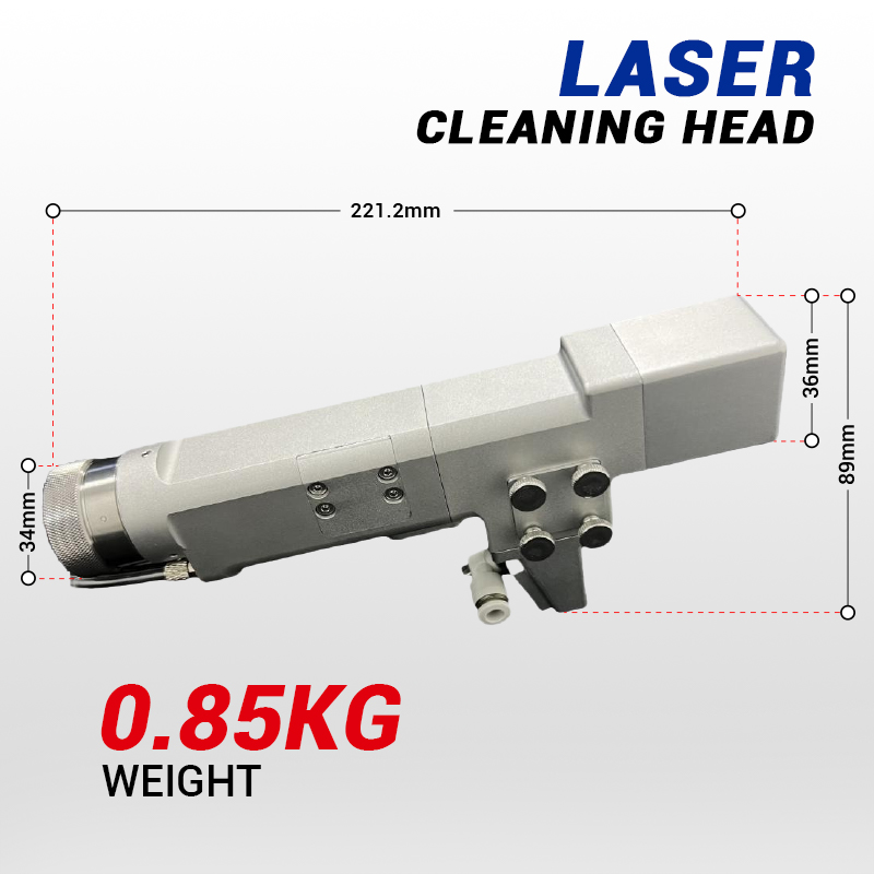 BK-FLC3000DE MAX 3000W Single Axis Cleaning Head Cost-Efficient Continuous Laser Cleaning