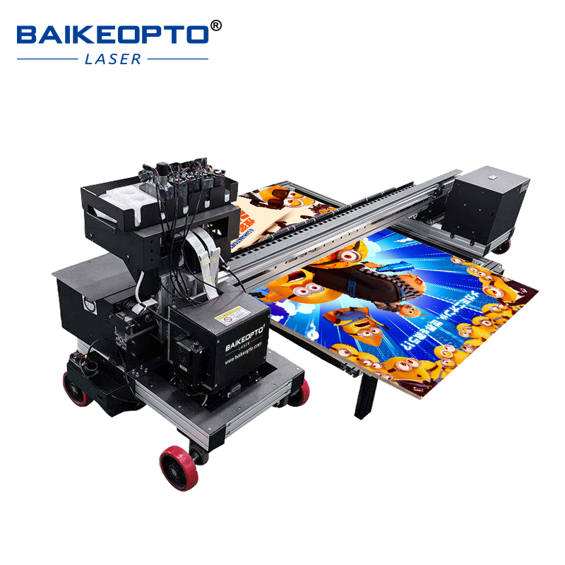 BK-D3200WX-6Plus DIY UV Inkjet Floor Printer for Parking Lot Directional Signs, Warehouse Floor Areas and Outdoor Pedestrian Street Ground Advertising