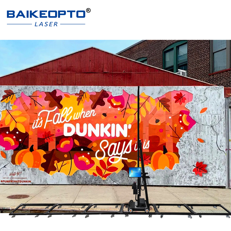 BK-UP1600P Plus Indoor & Outdoor 3D UV Inkjet Wall Mural Painting Machine Eco-Friendly Wall Printing Printer for Sustainable Printing