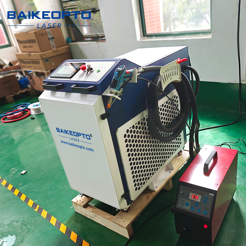 BK-FL3000C 3000W High Speed Handheld CW Laser Cleaning Machine for Metal Stone Wood Brick Dust Rust 