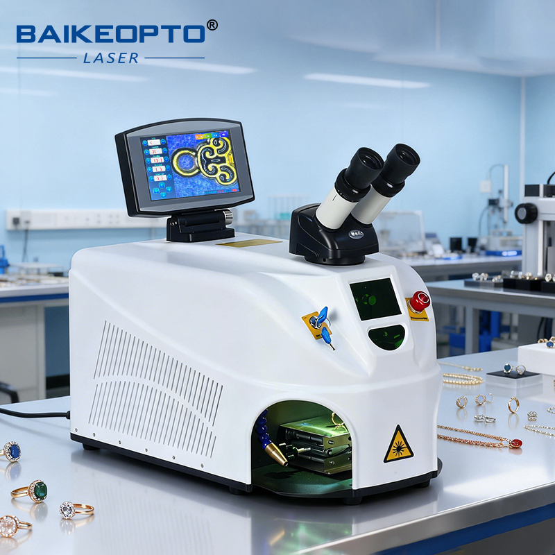 BK-JW100-X1 100W Portable YAG Laser Welding Machine - Jewelry Repair Tool for Gold, Silver, and Platinum
