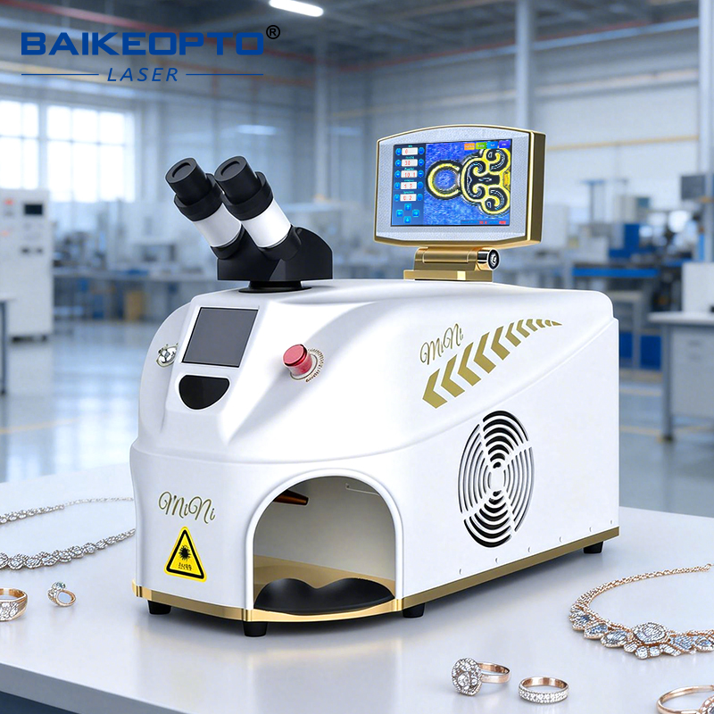 BK-JW100-X2 100W High-Precision YAG Laser Jewelry Welding System with Digital Control for Delicate Repairs