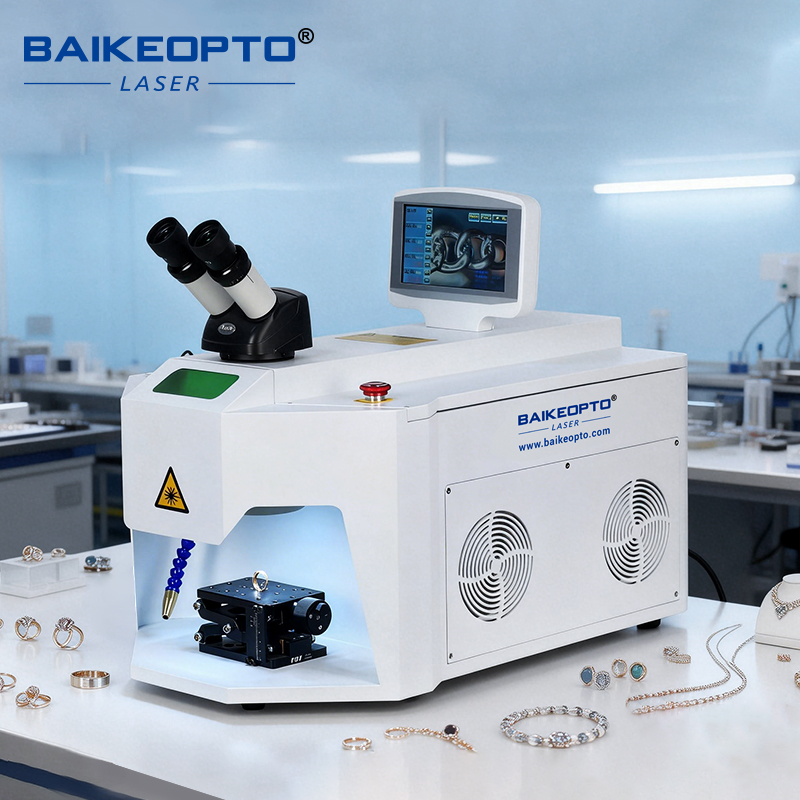 BK-JW150XQ 150W Eco-Friendly YAG Laser Welding Machine - Energy-Saving, Minimal Fume Emission for Jewelers