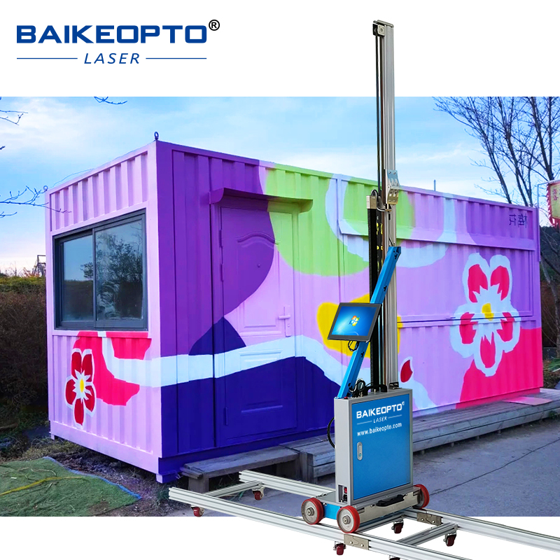 BK-K64X 3cm High Throw Distance Ai UV Inkjet Wall Printer for Curved & Uneven Walls 3D Direct Printing Technology