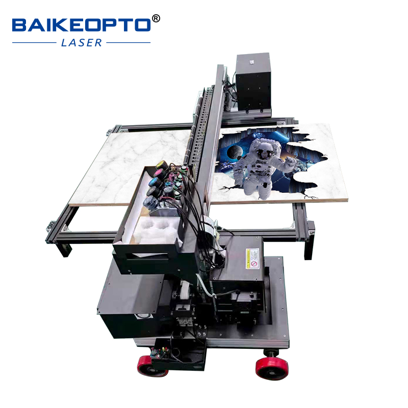 BK-D1400WX-5Plus 5 meter Printing Width Large Format UV Flatbed and Floor Inkjet Printing Machine 