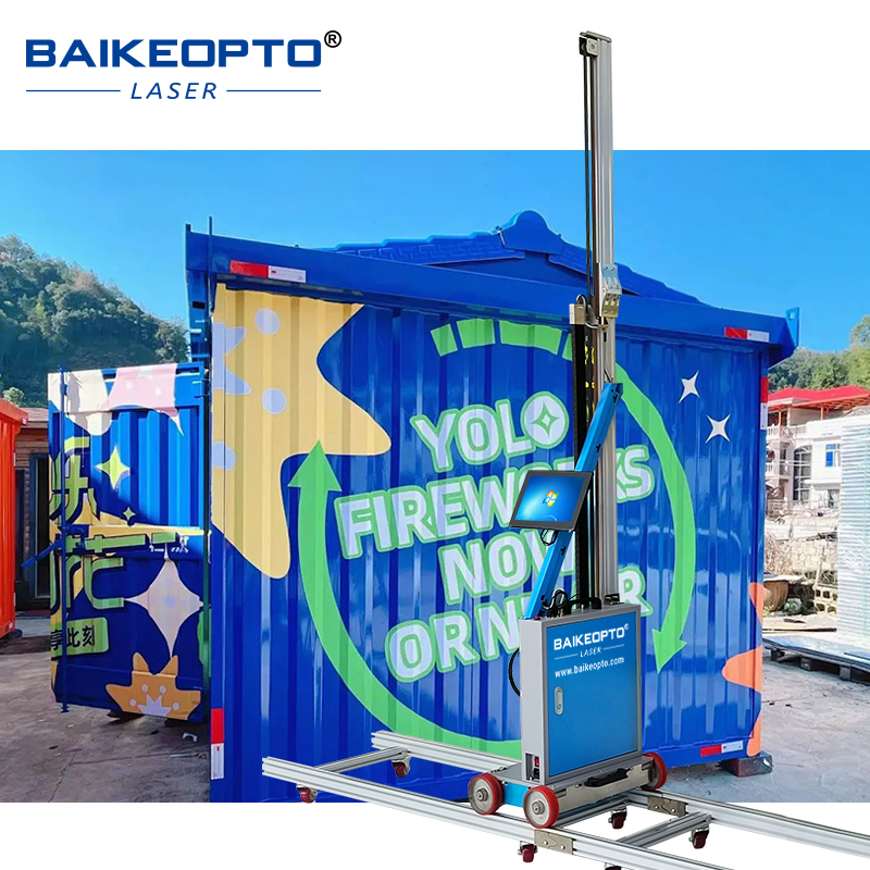 BK-K64X 3cm High Throw Distance Ai UV Inkjet Wall Printer for Curved & Uneven Walls 3D Direct Printing Technology