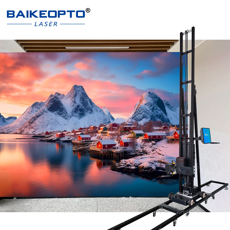 BK-UP900P Plus Large Format 3D Inkjet Wall Ads Painting Machine Exterior & Interior Wall Printing Printer for Various Wall Surfaces