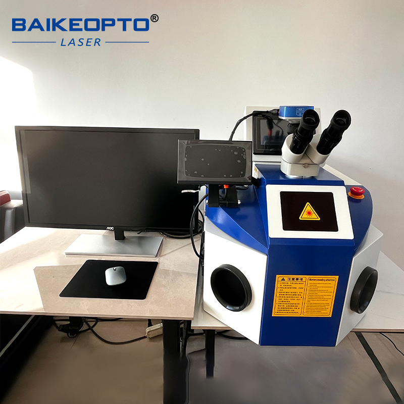 BK-JW200XT MAX 200W Energy-Efficient YAG Laser Welding Machine with Recording Camera and CCD for Small Jewelry Parts 