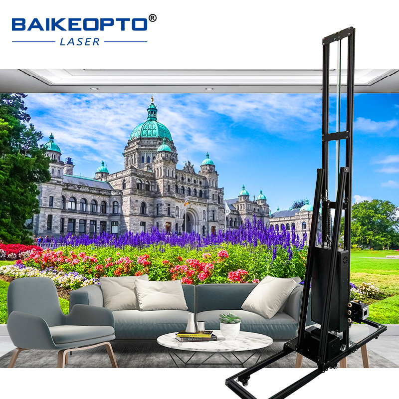 BK-UP1600WX Indoor and Outdoor 3D Inkjet Wall Printer Use Eco-Friendly Inkjet Wall Printing Machine with Fast Drying Time