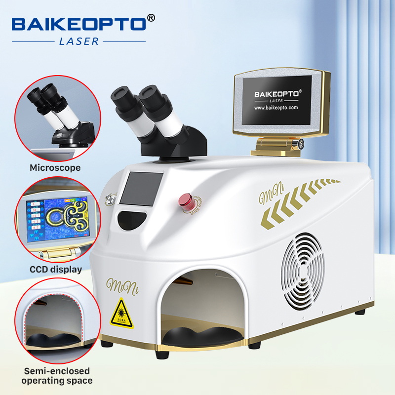 BK-JW100-X2 100W High-Precision YAG Laser Jewelry Welding System with Digital Control for Delicate Repairs