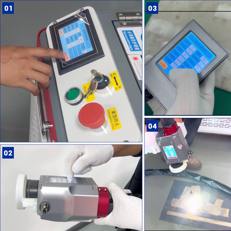 BK-FLC50S Max 50W Advanced Pulse Laser Cleaners Cutting-Edge Technology for Precision Cleaning Machine