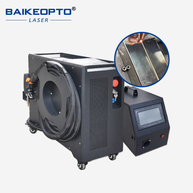 BK-WF800S 3 in 1 Air Cooling 800W Pulse Laser Welding Cutting Cleaning Devices Laser Welder Cutter Cleaner Machine With Wire Feeder