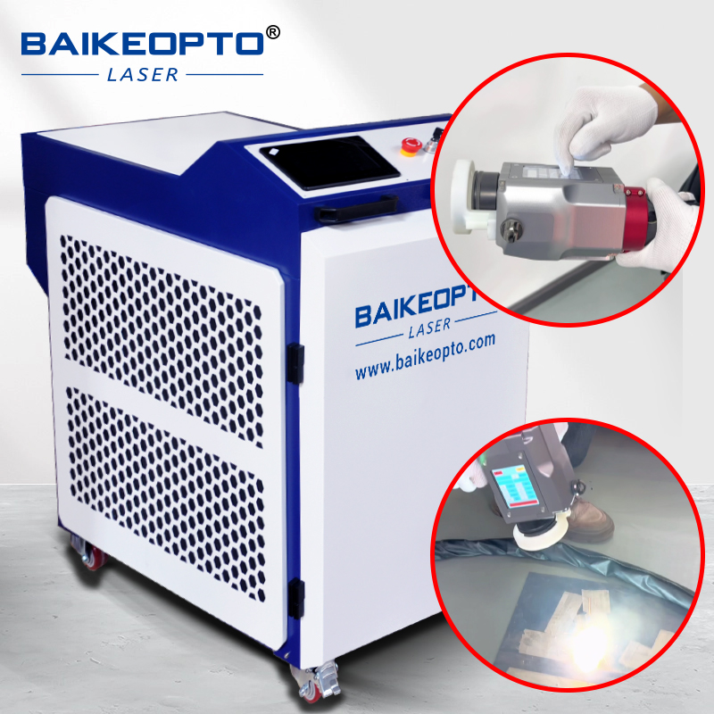 BK-FLC1500DE BWT 1500W Single Axis Cleaning Head Commercial-Grade Continuous Laser Cleaning Machine