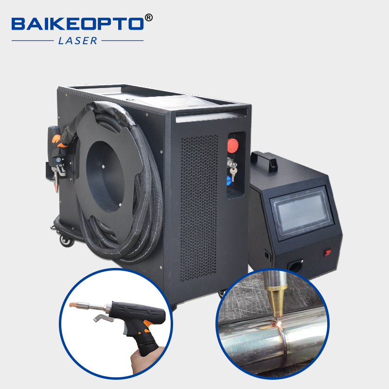 BK-WF800S 3 in 1 Air Cooling 800W Pulse Laser Welding Cutting Cleaning Devices Laser Welder Cutter Cleaner Machine With Wire Feeder