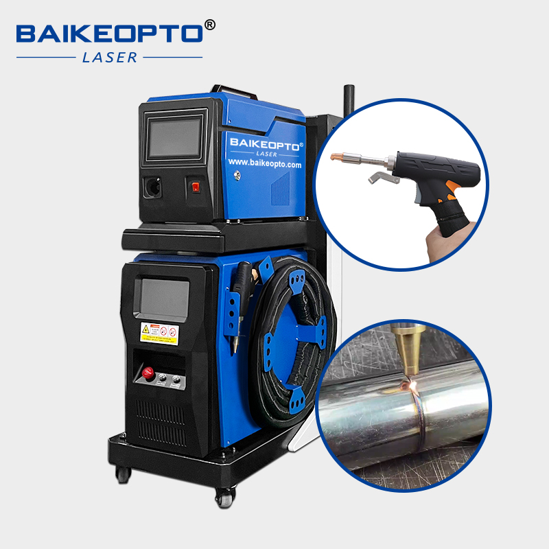 BK-FHW1200 3 in 1 Air Cooling 1200W Portable Handheld Fiber Laser Welding Cutting Cleaning Devices Laser Welder Cutter Cleaner Machine With Wire Feeder