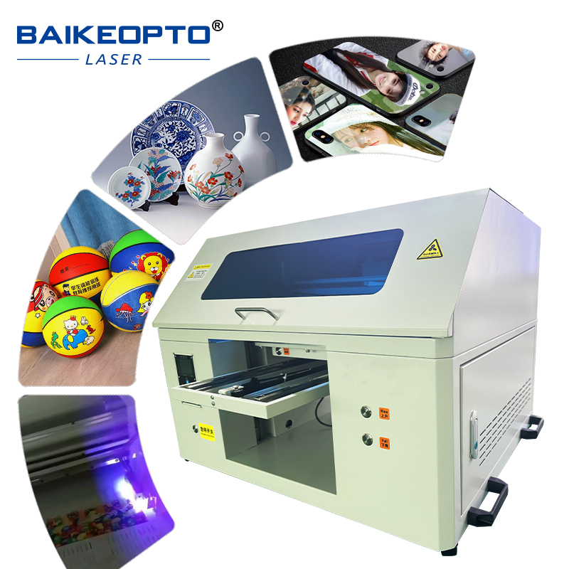 BK-3360 High-Speed Commercial Printing for Various Materials Desktop Style Digital UV Flatbed Printer