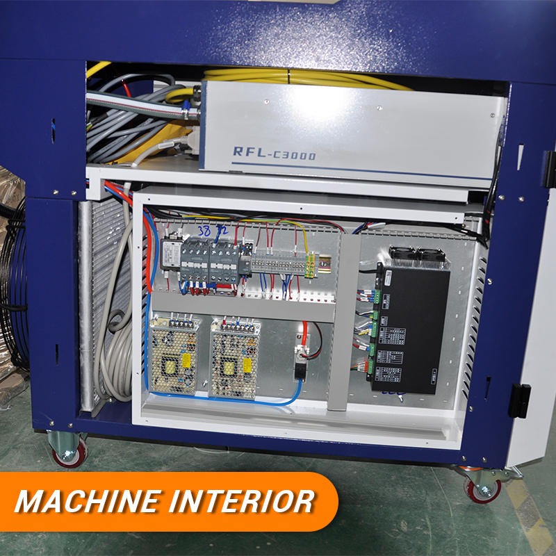 BK-FLC1500D/FLC2000D Raycus 1500W 2000W Industrial Continuous Laser Cleaning Machine