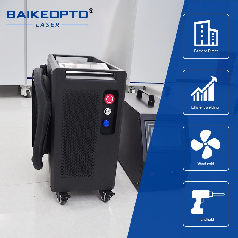 BK-WF800S 3 in 1 Air Cooling 800W Pulse Laser Welding Cutting Cleaning Devices Laser Welder Cutter Cleaner Machine With Wire Feeder