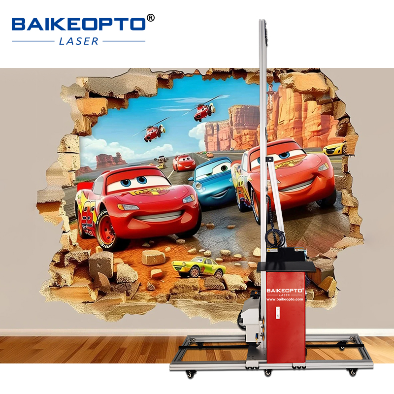 BK-UP200H Vertical Inkjet Wall Printing Machine Innovative Wall Printing Technology for Artists 3D UV Wall Printer Machine