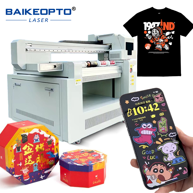 BK-9060 Affordable Industrial Flatbed Printers Multifunctional Flatbed Printing Solutions 3D Printer