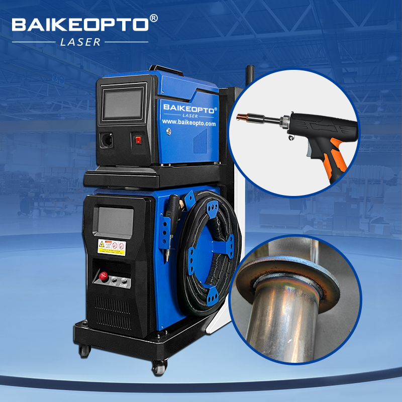 BK-FHW1200 3 in 1 Air Cooling 1200W Portable Handheld Fiber Laser Welding Cutting Cleaning Devices Laser Welder Cutter Cleaner Machine With Wire Feeder