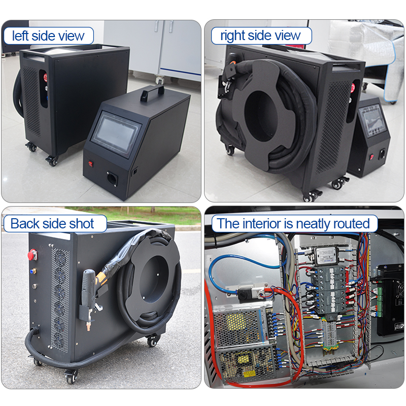 BK-WF800S 3 in 1 Air Cooling 800W Pulse Laser Welding Cutting Cleaning Devices Laser Welder Cutter Cleaner Machine With Wire Feeder